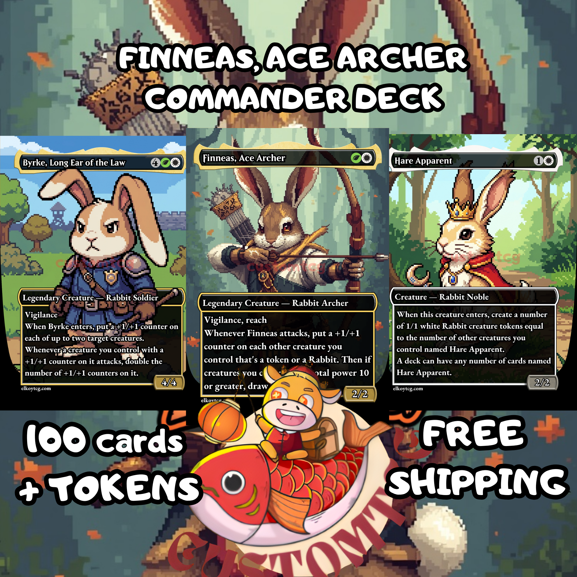 Finneas, Ace Archer 🐰 Custom Commander Deck