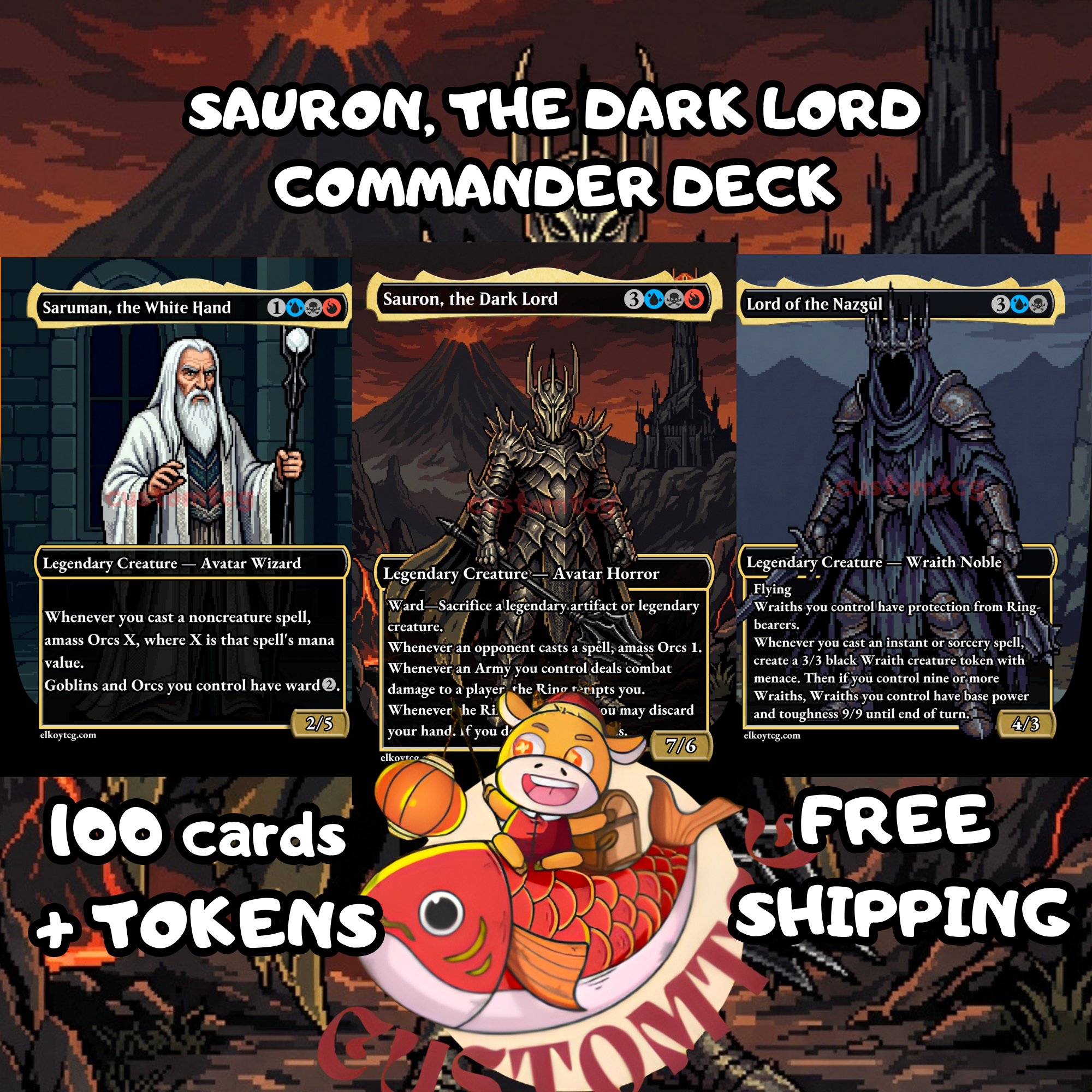 Sauron, the Dark Lord 👁️ Custom Commander Deck