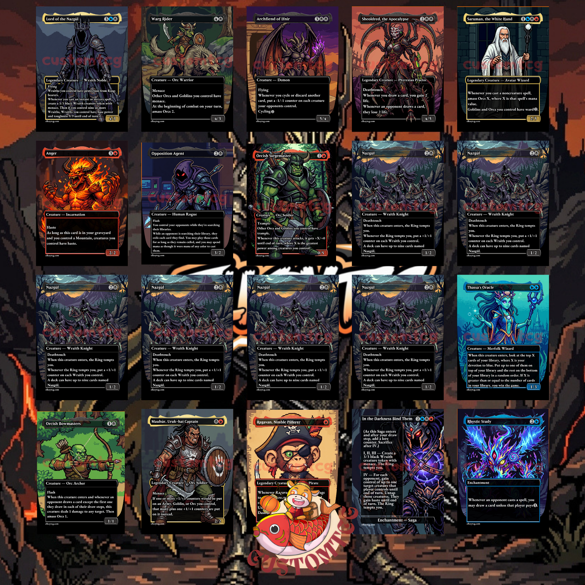 Sauron, the Dark Lord 👁️ Custom Commander Deck