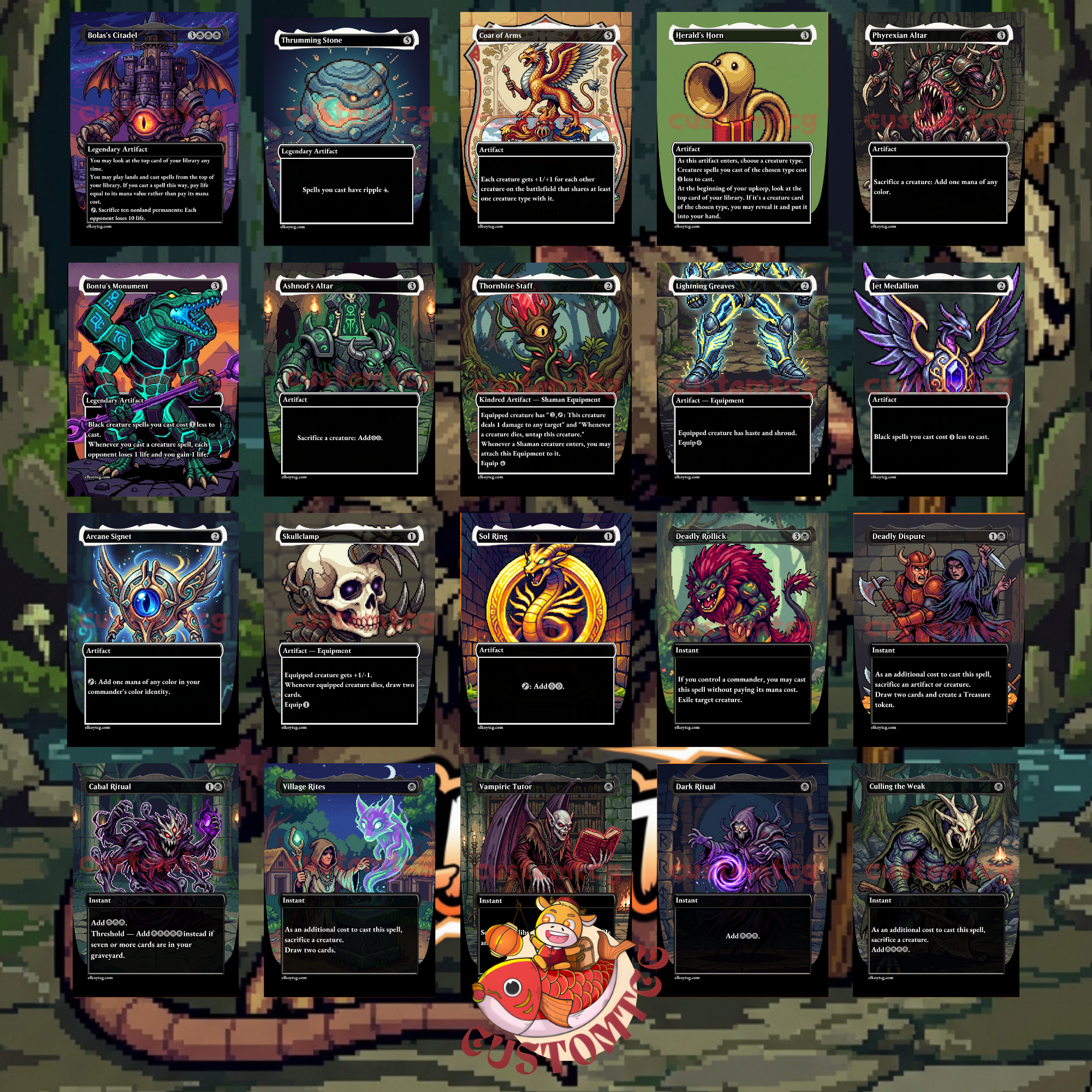 MARROW-GNAWER Custom Commander Deck | Pixel Art