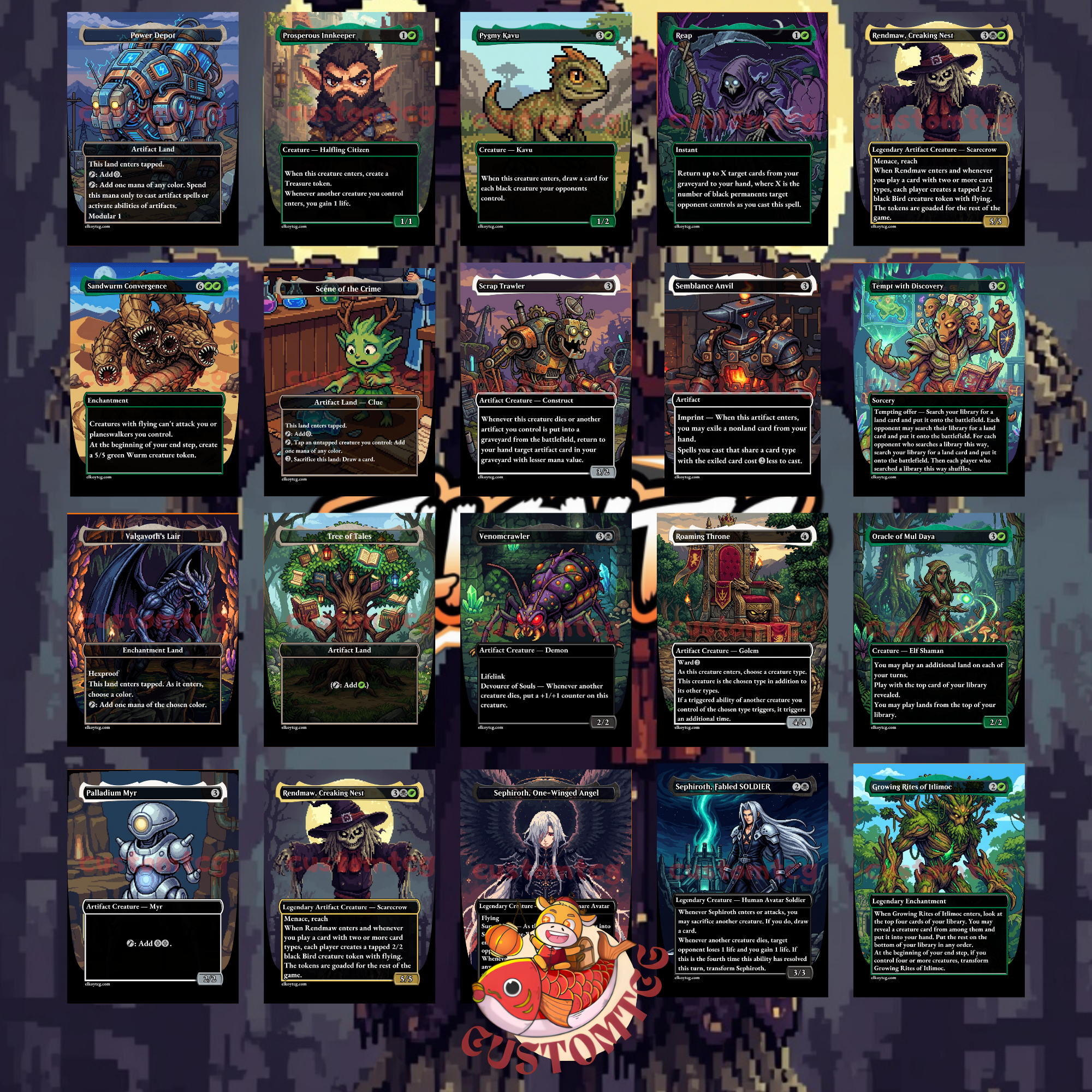 Rendmaw, Creaking Nest 🎃 Custom Commander Deck