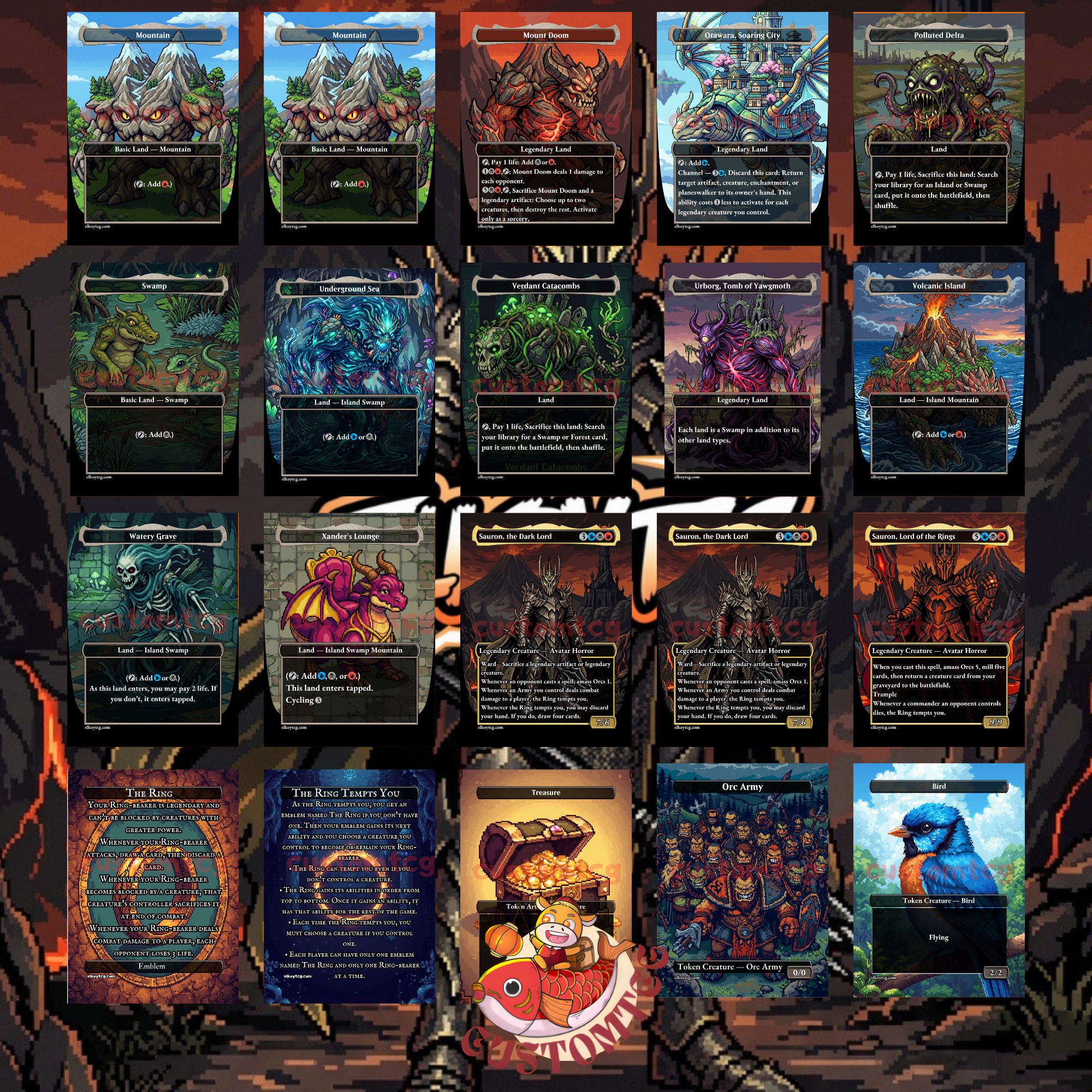 Sauron, the Dark Lord 👁️ Custom Commander Deck