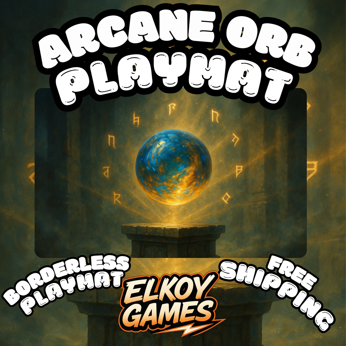 Arcane Orb Playmat