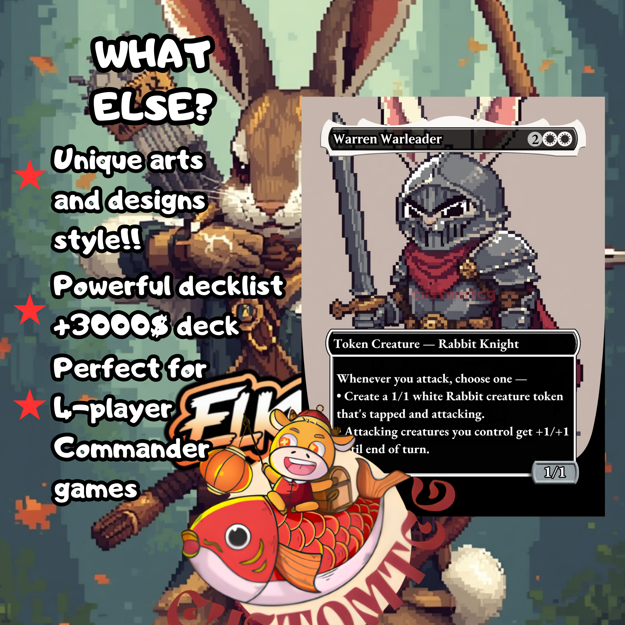 Finneas, Ace Archer 🐰 Custom Commander Deck
