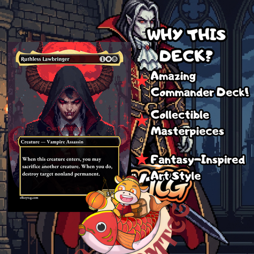 EDGAR MARKOV Custom Commander Deck | Pixel Art