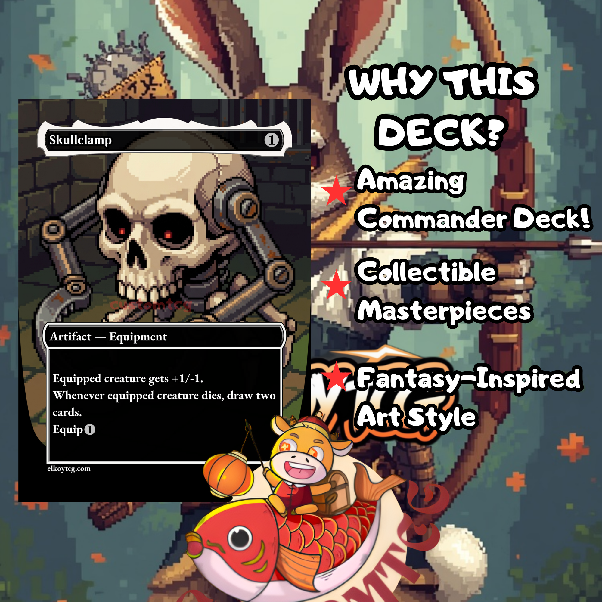 Finneas, Ace Archer 🐰 Custom Commander Deck