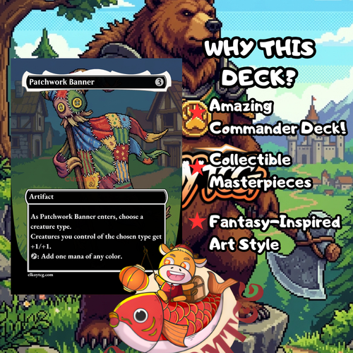 Kudo, King Among Bears Custom Deck 👑🐻- Pixel Art