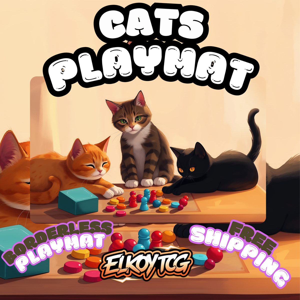 Cats Playmat