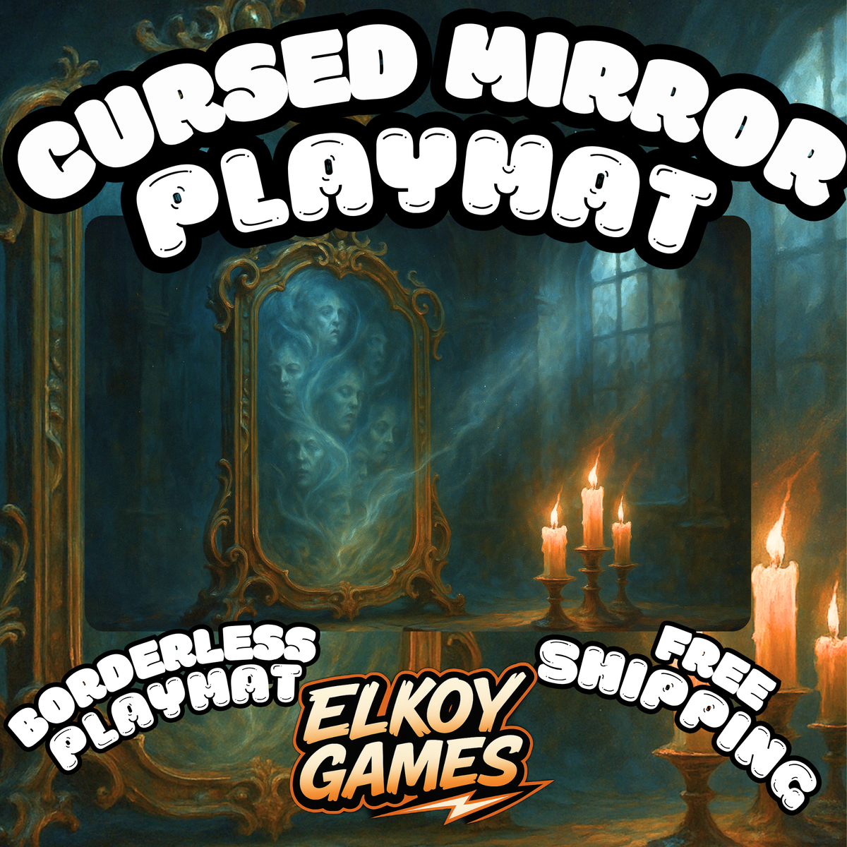 Cursed Mirror Playmat