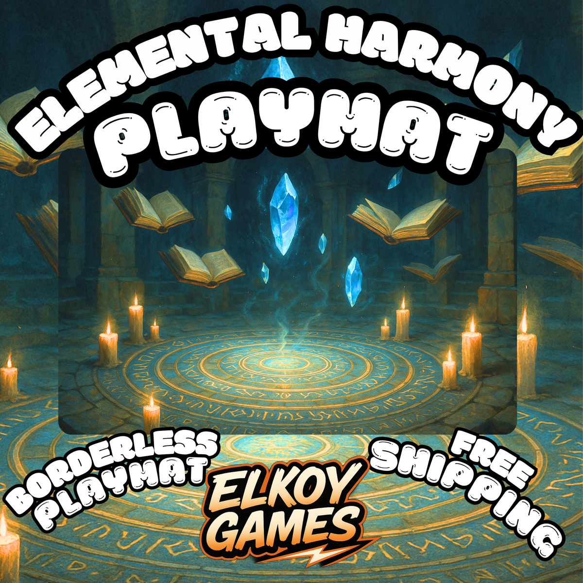 Elemental Harmony Playmat