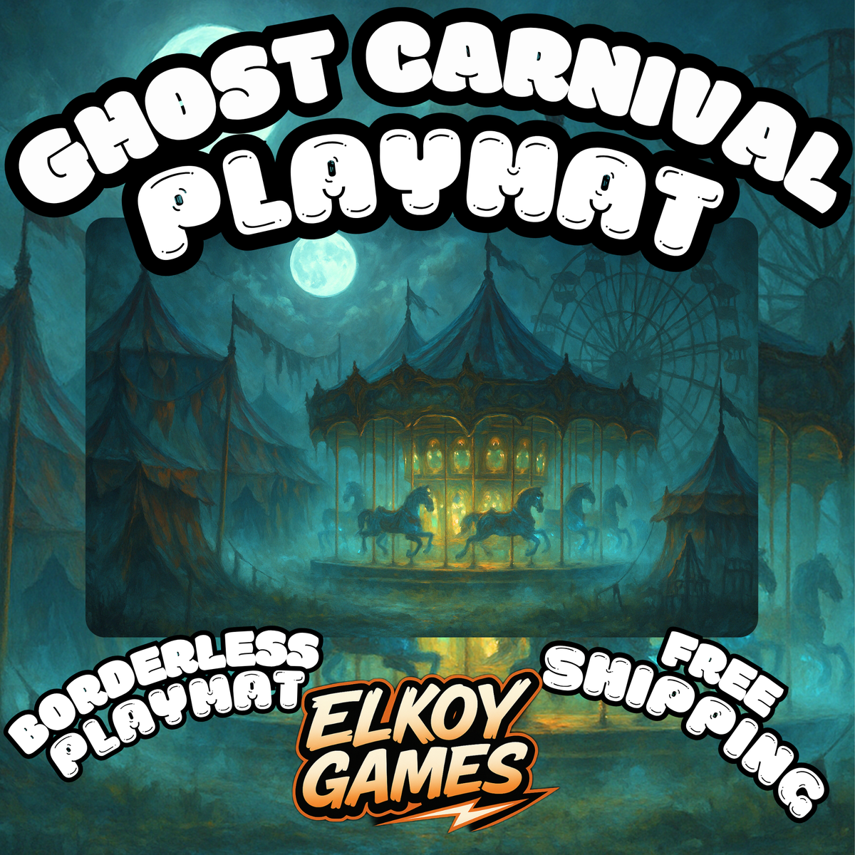 Ghost Carnival Playmat