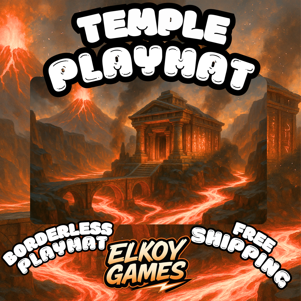 Temple Playmat