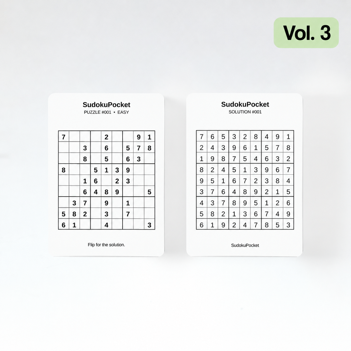 Sudoku Pack Easy Volume 3