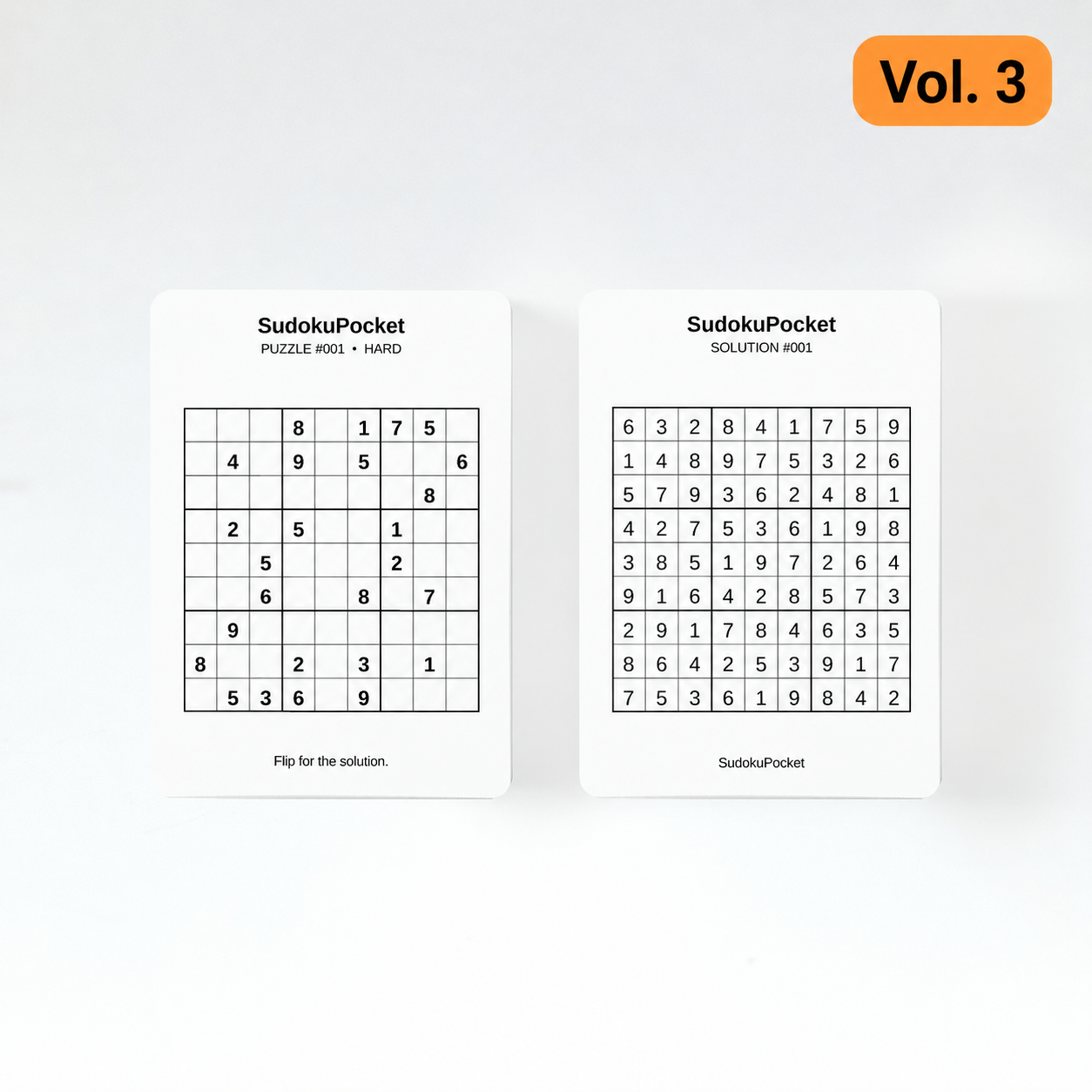 Sudoku Pack Hard Volume 3